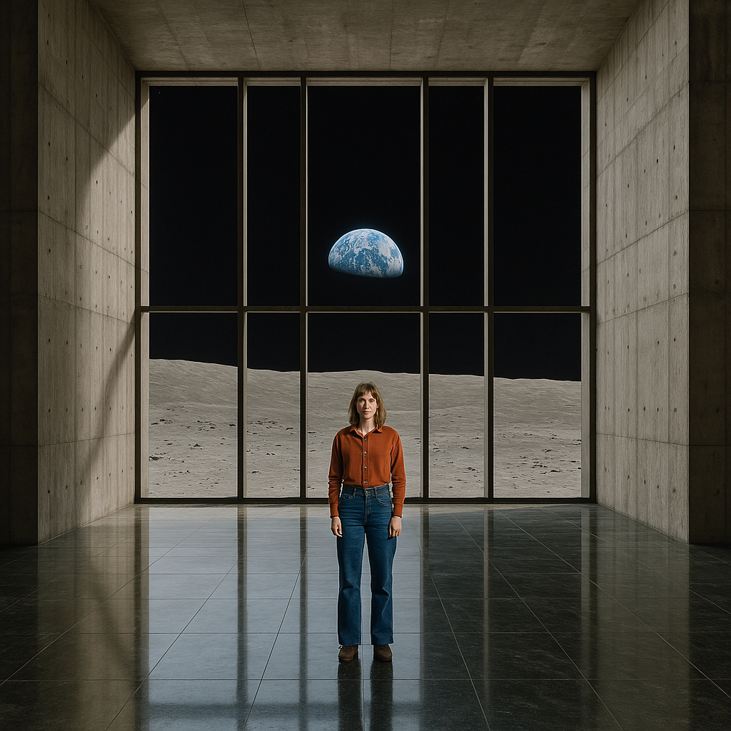 Julia Tschimnywood's lunar studio - The Observation Gallery, 1983